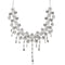 Dazzling Zinc Alloy Rhinestone Crystal Pendant Women's Necklace and Earrings Jewelry Set for Wedding Party