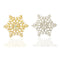 New Fashion Shining Rhinestone Crystal Snowflake Brooch Collar Clip Pin Clothes Accessory Scarf Buckle Nice Holiday for Women Lady Wedding Party Gift