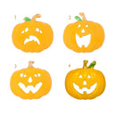 New Fashion Halloween Pumpkin Brooch Collar Pin Clothes Accessory Scarf Buckle Charm Jewelry Nice Holiday for Women Lady Party Gift