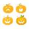 New Fashion Halloween Pumpkin Brooch Collar Pin Clothes Accessory Scarf Buckle Charm Jewelry Nice Holiday for Women Lady Party Gift