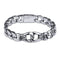 New Fashion Charm Man's Male Stainless Steel Cuff Bangle Bracelet Chain Wristband Jewelry for Band Party