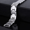 New Fashion Charm Man's Male Stainless Steel Cuff Bangle Bracelet Chain Wristband Jewelry for Band Party