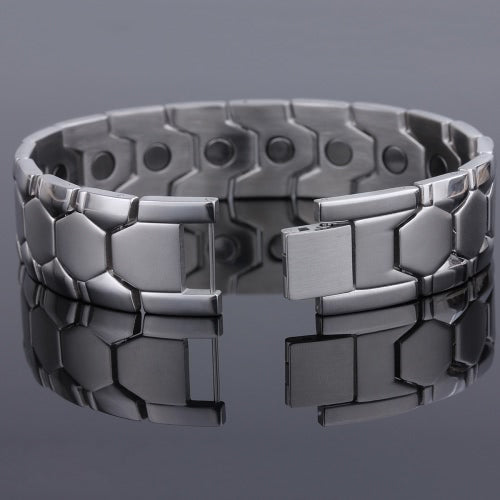 New Fashion Charm Man's Male Stainless Steel Cuff Bangle Bracelet Chain Wristband Jewelry for Band Party