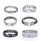 New Fashion Charm Man's Male Stainless Steel Cuff Bangle Bracelet Chain Wristband Jewelry for Band Party