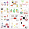 Fashion Cute Lovely Collar Shirt Brooch Badge Set Clip Pin Jewelry Clothes Accessory for Women Gift Decoration Kids