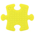 100% Food Grade Silicone Hand Held Irregular Jigsaw Puzzle Autism Awareness Teether Teething Pendant for Necklace Chew Baby Toddler Nursing Jewelry Toy Mom to Wear BPA Free DIY