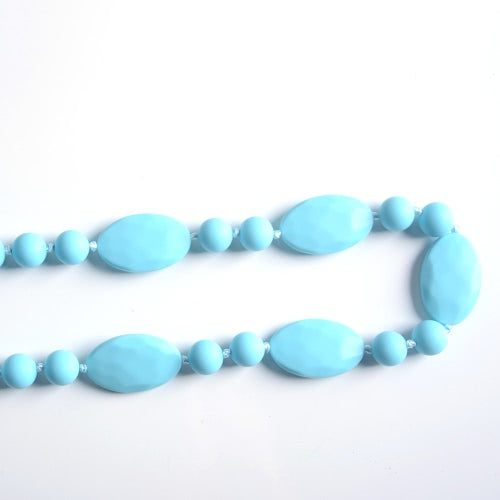 Baby and Mommy Beads Food Silicone Teething Chew Necklace Pendant Nursing Necklace Jewelry Beads Toy