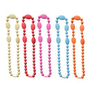 Baby and Mommy Beads Food Silicone Teething Chew Necklace Pendant Nursing Necklace Jewelry Beads Toy