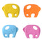 BPA Free Food Grade Silicone Elephant Toddler Teething Toys for Baby Teether Chew Teething Necklace Accessory