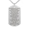 Euramerican Retro Shield Necklace Stainless Steel Army Card Pendant Key Chain Key Ring for Men Jewelry