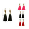 Fashion Popular Retro Bohemian Style Long Tassel Drop Earrings for Women Travel Vintage Jewelry