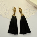 Fashion Popular Retro Bohemian Style Long Tassel Drop Earrings for Women Travel Vintage Jewelry