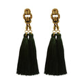 Fashion Popular Retro Bohemian Style Long Tassel Drop Earrings for Women Travel Vintage Jewelry