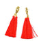 Fashion Popular Retro Bohemian Style Long Tassel Drop Earrings for Women Travel Vintage Jewelry