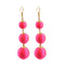 Fashion Popular Classic Bohemian Wire Curled Balls Line Ear Drop Earrings for Women Travel Jewelry Gift