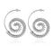 Fashion Vintage Plated Circles Round Spiral Heart Water-drop Shaped Dangle Earrings Charm Unique Women Party Earrings Jewelry