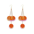 Fashion Exaggerated Bohemian Style Glitter Paillette Earrings Women All-match Jewelry