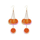 Fashion Exaggerated Bohemian Style Glitter Paillette Earrings Women All-match Jewelry