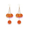 Fashion Exaggerated Bohemian Style Glitter Paillette Earrings Women All-match Jewelry