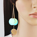 Fashion Exaggerated Bohemian Style Glitter Paillette Earrings Women All-match Jewelry