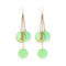 Fashion Exaggerated Bohemian Style Glitter Paillette Earrings Women All-match Jewelry