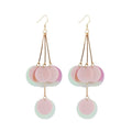 Fashion Exaggerated Bohemian Style Glitter Paillette Earrings Women All-match Jewelry