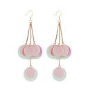 Fashion Exaggerated Bohemian Style Glitter Paillette Earrings Women All-match Jewelry