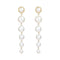 Fashion Simple Large Small Pearl Pendant Earrings Women Personality Temperament Jewelry