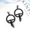 Fashion Acrylic Tassel Drop Earrings Geometric Round Circle Pendant Earrings for Women Charm Jewelry