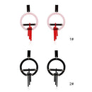 Fashion Acrylic Tassel Drop Earrings Geometric Round Circle Pendant Earrings for Women Charm Jewelry