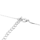 Fashion Alloy Clavicle Chain Twisted Cross Diamond Pendant Necklace for Women Jewelry