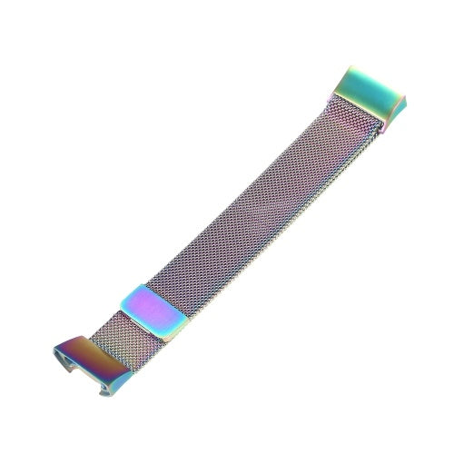 Men Women Stainless Steel Breathable Watch Band Metal Sport Replacement Accessories Wristband for Fitbit Charge 3 and Charge 3 SE