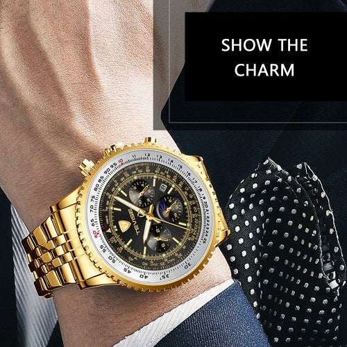 Automatic Watch Men Luxury Business Wristwatch