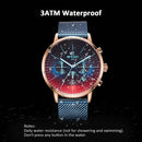 REWARD Men Sport Watches Waterproof Outdoor Wristwatch Stainless Steel