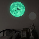 300mm Glowing Moon Wall Clock