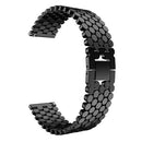 22mm Stainless Alloy Steel Strap Wrist Replacement Watch Band