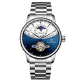 FORSINING 339 Tourbillon Moon Phase Wind-up Movement Mechanical Men Watch