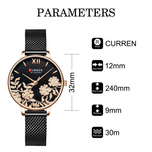 CURREN 9065 Elegant Exquisite Casual Business Quartz Women Watch