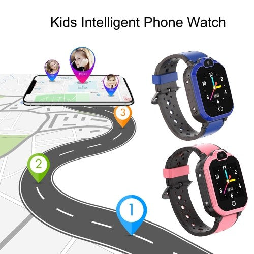 LT05 4G Intelligent Watch for Kids BT Video Call IP67 LBS Waterproof Anti-lost Children Smartwatch Support 11 Languages