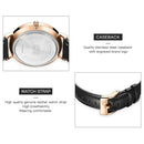 MINI FOCUS Women Quartz Watch Women's Fashion Watches with Leather Strap 3ATM Waterproof Female Wristbands for Business & Daily Life (Box Packaged)