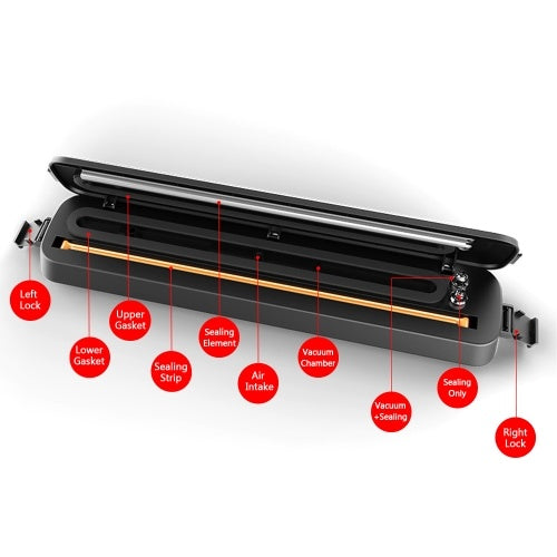 Household Vacuum Sealer Machine Automatic Vacuum Air Sealing with 15PCS Sealer Bags