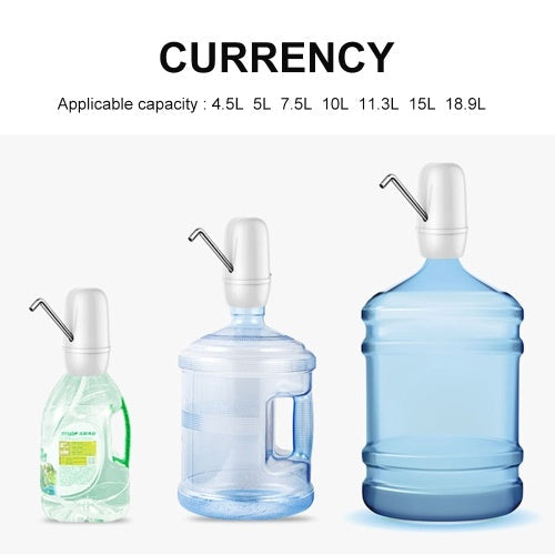 Electric Automatic Pump Dispenser Double Motor Bottle Drinking Water USB Fast Charging For Home Office