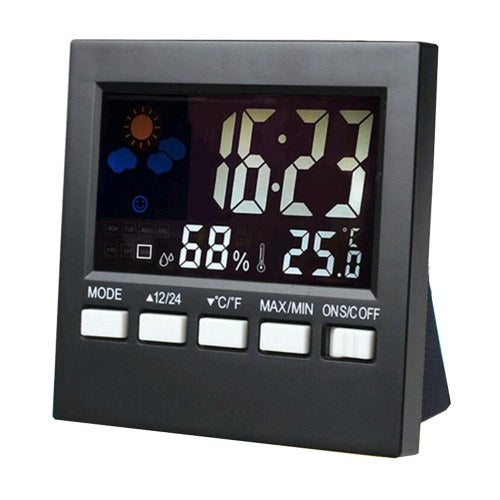 LCD Clock Thermometer Indoor Clock