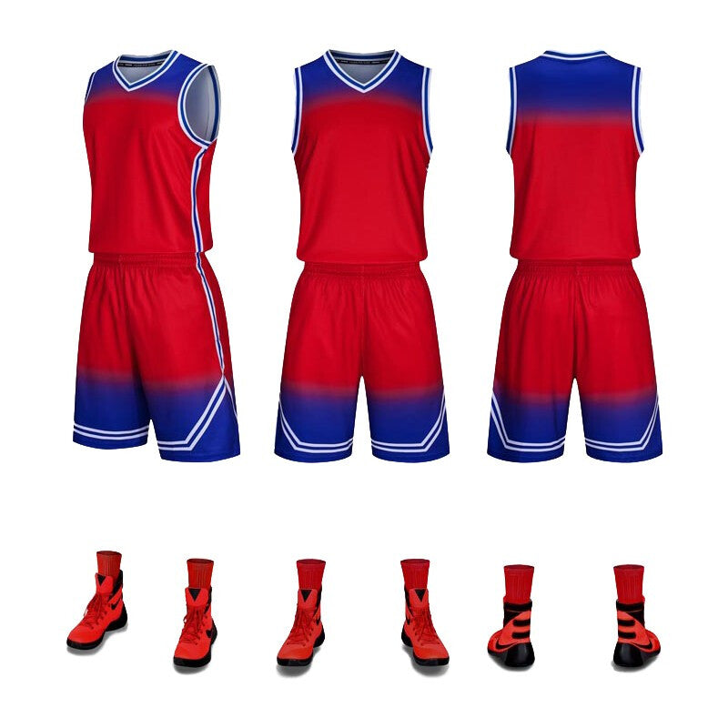 Jersey5803 Stylish Basketball Jersey Suit - Red