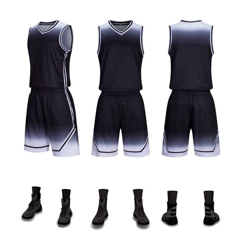 Jersey5803 Stylish Basketball Jersey Suit - Black