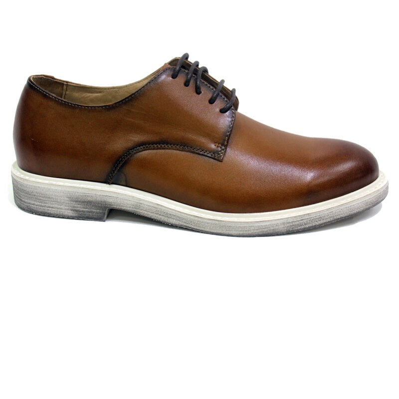 Jiabaisi Retro Leather Shoes - Brown