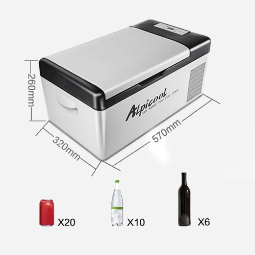 Portable 15L DC 24V 12V Car Refrigerator Freezer Cooler