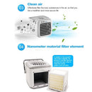 Mini Air Conditioning QST Air Conditioner Personal Portable USB Small Cooler