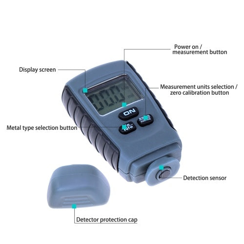 LCD Display Paint Measure Tester Tool Instruments