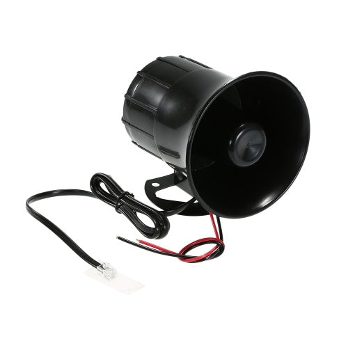 Car Motorcycle Megaphone 6 Tone Loud Speaker Traditional Hooter Ringing Fire Alarm Wailing Ambulance Blaring Police Siren